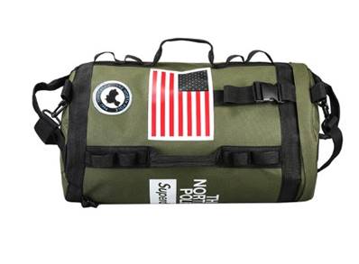 Sac a dos the north pole couleur kaki avec drapeau US FINI