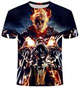 Tshirt biker MOTARD CRANE en FEUX 3XL elasthanne