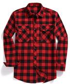 chemise quadrillée rouge noir XXXL