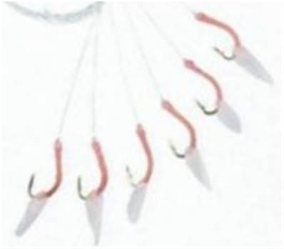 Larves Fladen pink sabiki 6 ham n° 6