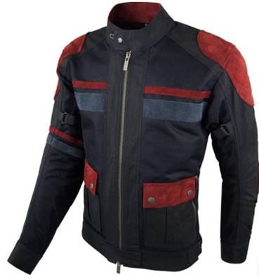 Blouson TOUAREG MAN bleu foncé et rouge M