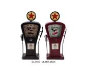 Pendule pompe a essence 14.5x9xh32cm