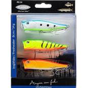 Poisson fladen popper sous blister  3 pcs **